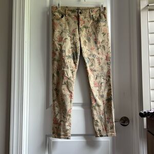Ralph Lauren Floral Women Jeans - Beige and Pink